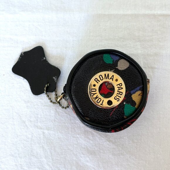 Italian Leather Round Coin Purse | Piero Guidi Style - Picture 4 of 11